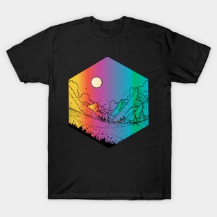 colorful mountains T-Shirt